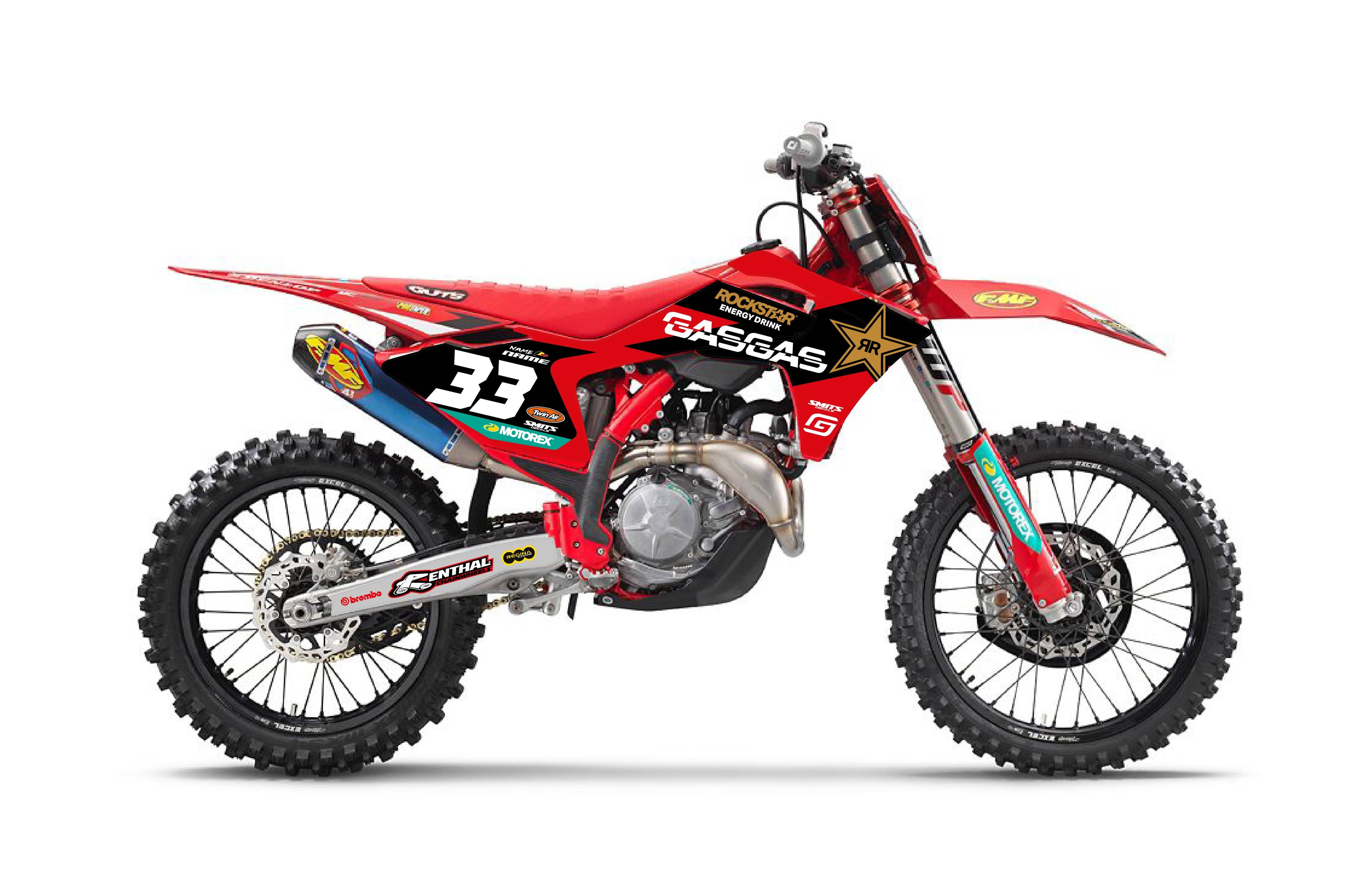 Kit déco complet GASGAS 2025 RCKSTR