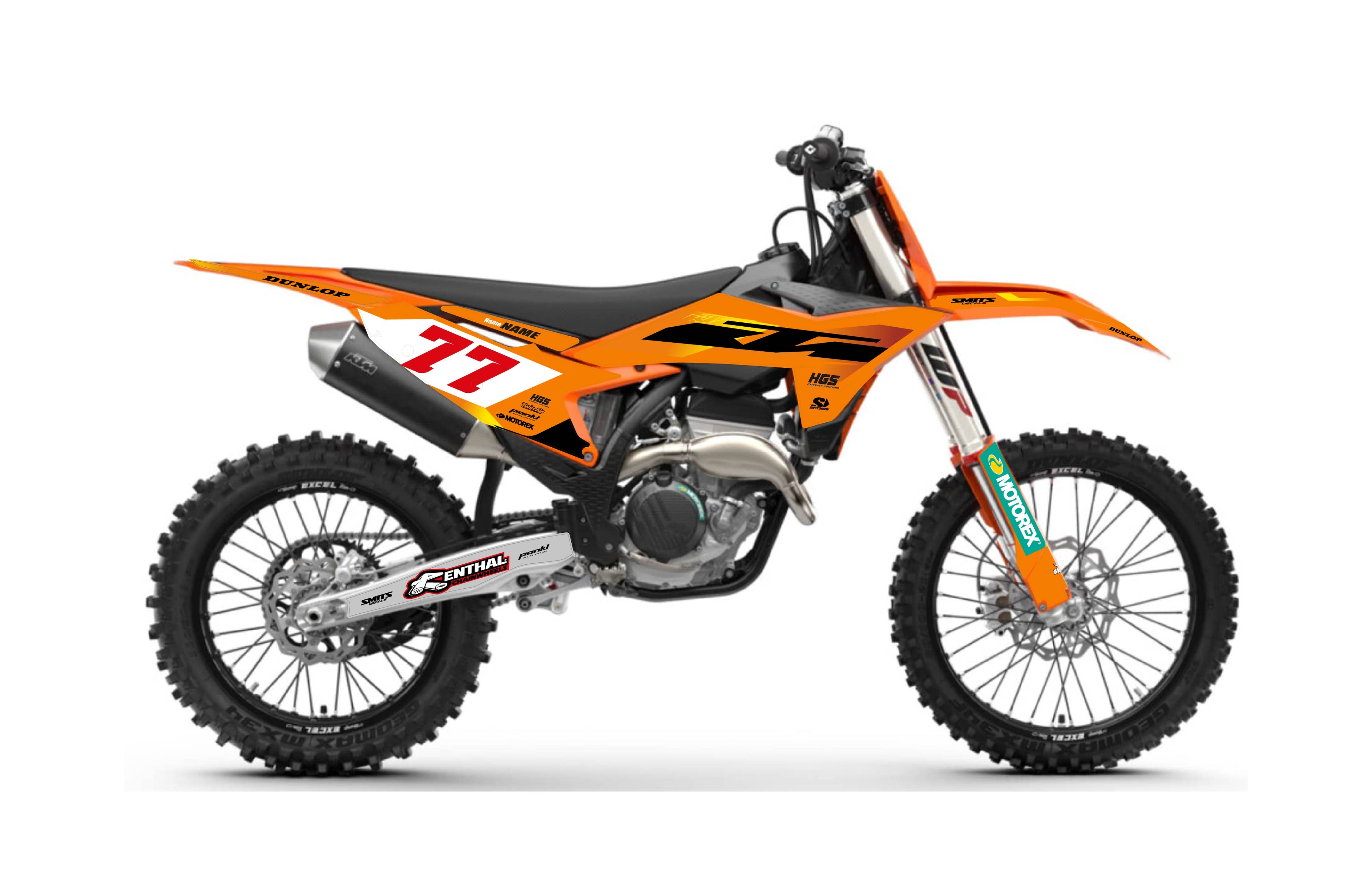 Kit déco complet KTM 2025 Origine